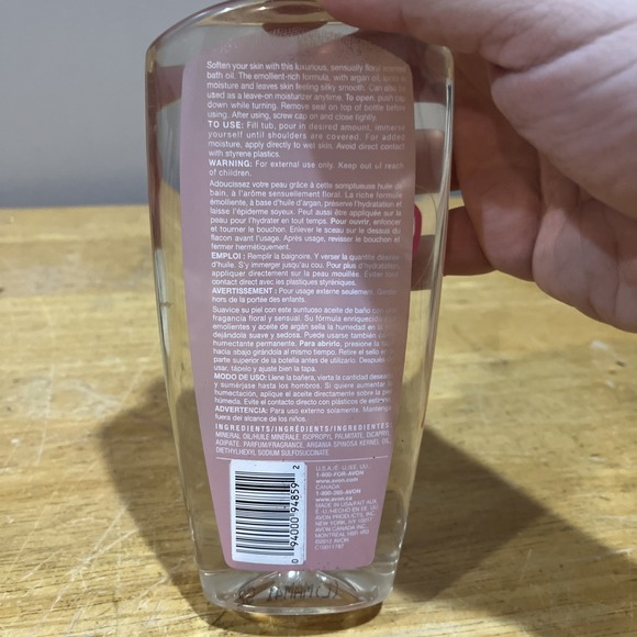 Avon Skin So Soft SSS Soft And Sensual Bath Oil 16.9 Oz - Picture 3 of 3